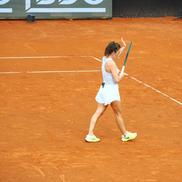 Simona Halep și Andrei Pavel la meciul demonstrativ FOTO Roxana Fleșeru