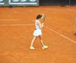 Simona Halep și Andrei Pavel la meciul demonstrativ FOTO Roxana Fleșeru