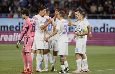 Gigi Becali a avut doar doi remarcați la primul meci din Champions League: „Cel mai bun din echipă, iar el e un jucător rar”