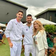 Andreea Bălan și Victor Cornea la Wimbledon // foto: instagram @andreeabalanofficial