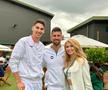 Andreea Bălan și Victor Cornea la Wimbledon // foto: instagram @andreeabalanofficial