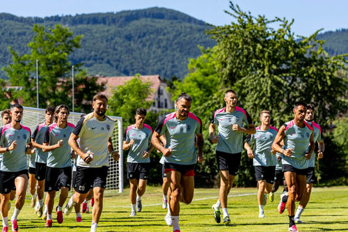 CFR Cluj, cantonament în Slovenia // foto: facebook @Fotbal Club CFR 1907 CLUJ