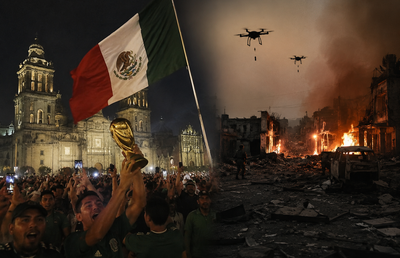 În timp ce Mexicul sărbătorea Mondialul, cartelurile bombardau un sat cu drone: „Unii celebrează goluri, noi suntem masacrați”