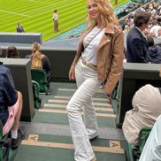 Andreea Bălan și Victor Cornea la Wimbledon // foto: instagram @andreeabalanofficial