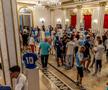 Prezentarea echipei Corvinul pentru noul sezon de Superligă. Foto: Facebook Corvinul Hunedoara
