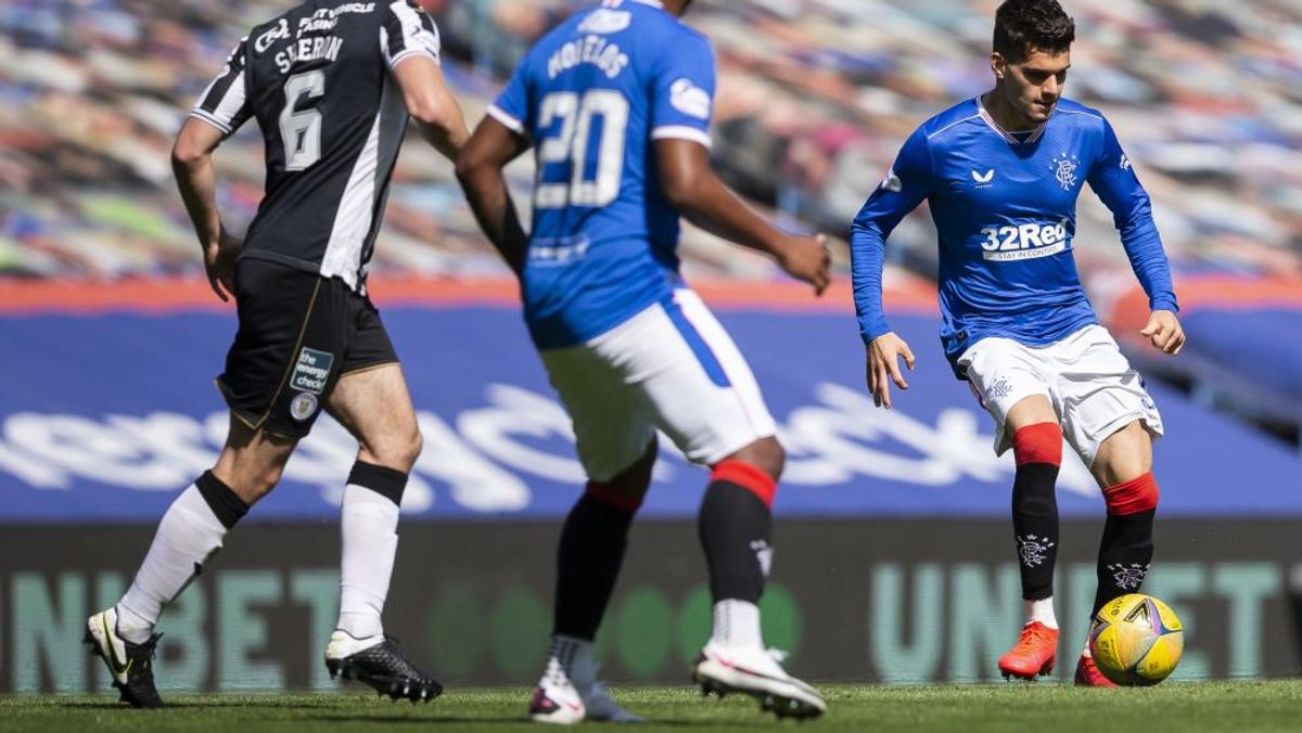 RANGERS - ST. MIRREN 3-0. FOTO Ianis Hagi, integralist în meciul care duce Rangers pe primul loc în Scoția