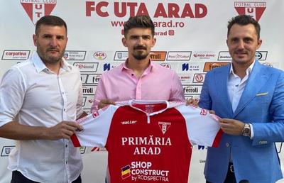 UTA Arad continuă campania de achiziții: Vlad Morar, noul jucător al echipei lui Laszlo Balint
