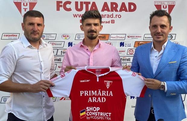 UTA Arad continuă campania de achiziții: Vlad Morar, noul jucător al echipei lui Laszlo Balint