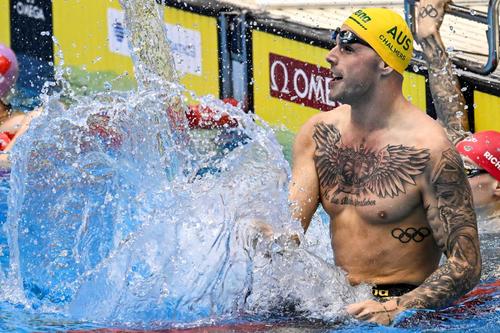 Kyle Chalmers după victoria la 100 m liber de la Fukuoka FOTO Imago