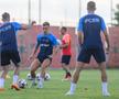 Distracție la antrenamentul FCSB » Cum i-a testat Neubert pe jucători + Charalambous s-a băgat la joc
