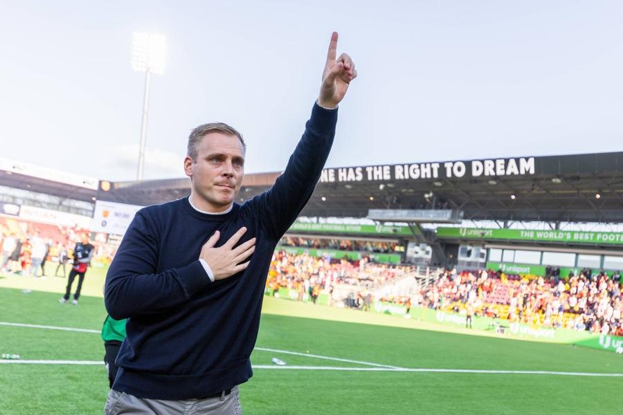 Hoff Thorup, managerul lui Nordsjaelland. Foto: Imago Images A pornit ca din pușcă!