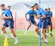 Distracție la antrenamentul FCSB » Cum i-a testat Neubert pe jucători + Charalambous s-a băgat la joc