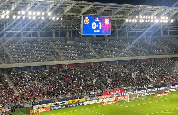 Numărul OFICIAL al spectatorilor prezenți în Ghencea la FCSB - Farul
