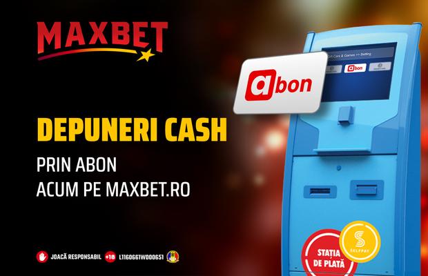 Abon - O nouă metodă de plată pe Maxbet.ro disponibilă pentru tine!
