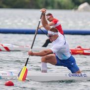 Cătălin Chirilă, locul 1 în finala B la canoe-1 1000 de metri. Foto: Raed Krishan