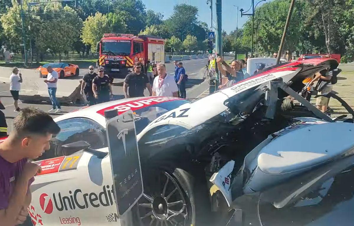 Marco Leu, fiul regretatului Mihai Leu, a făcut accident în deschiderea Raliului Timișoarei