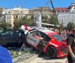 Marco Leu, fiul regretatului Mihai Leu, a făcut accident în deschiderea Raliului Timișoarei