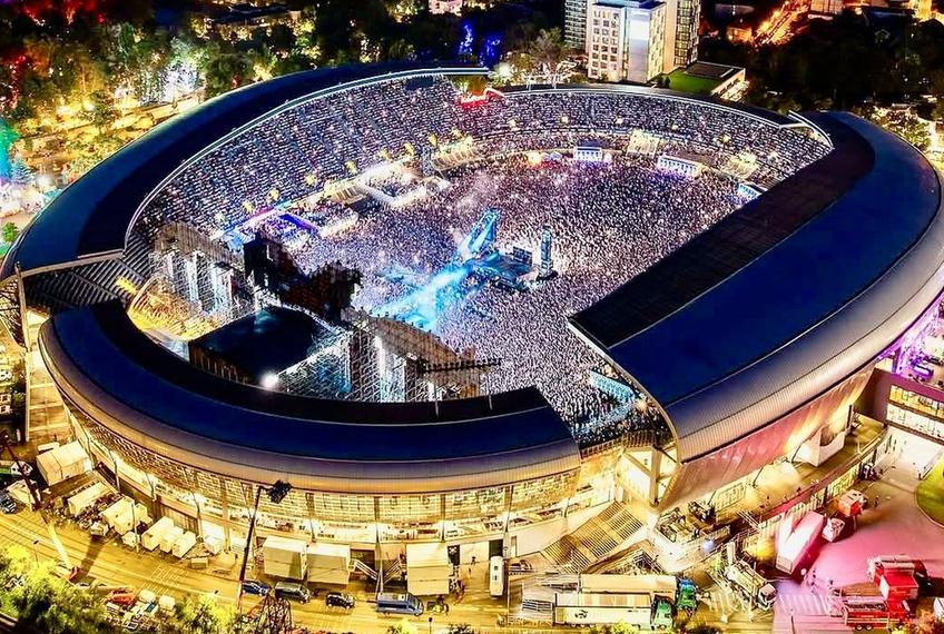 Cluj Arena, în timpul concertului lui Post Malone la Untold