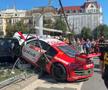Marco Leu, fiul regretatului Mihai Leu, a făcut accident în deschiderea Raliului Timișoarei