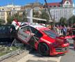 Marco Leu, fiul regretatului Mihai Leu, a făcut accident în deschiderea Raliului Timișoarei