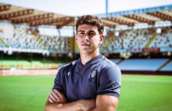 Alessandro Debenedetti, atacantul dorit de Rapid, prezentat la noua echipă