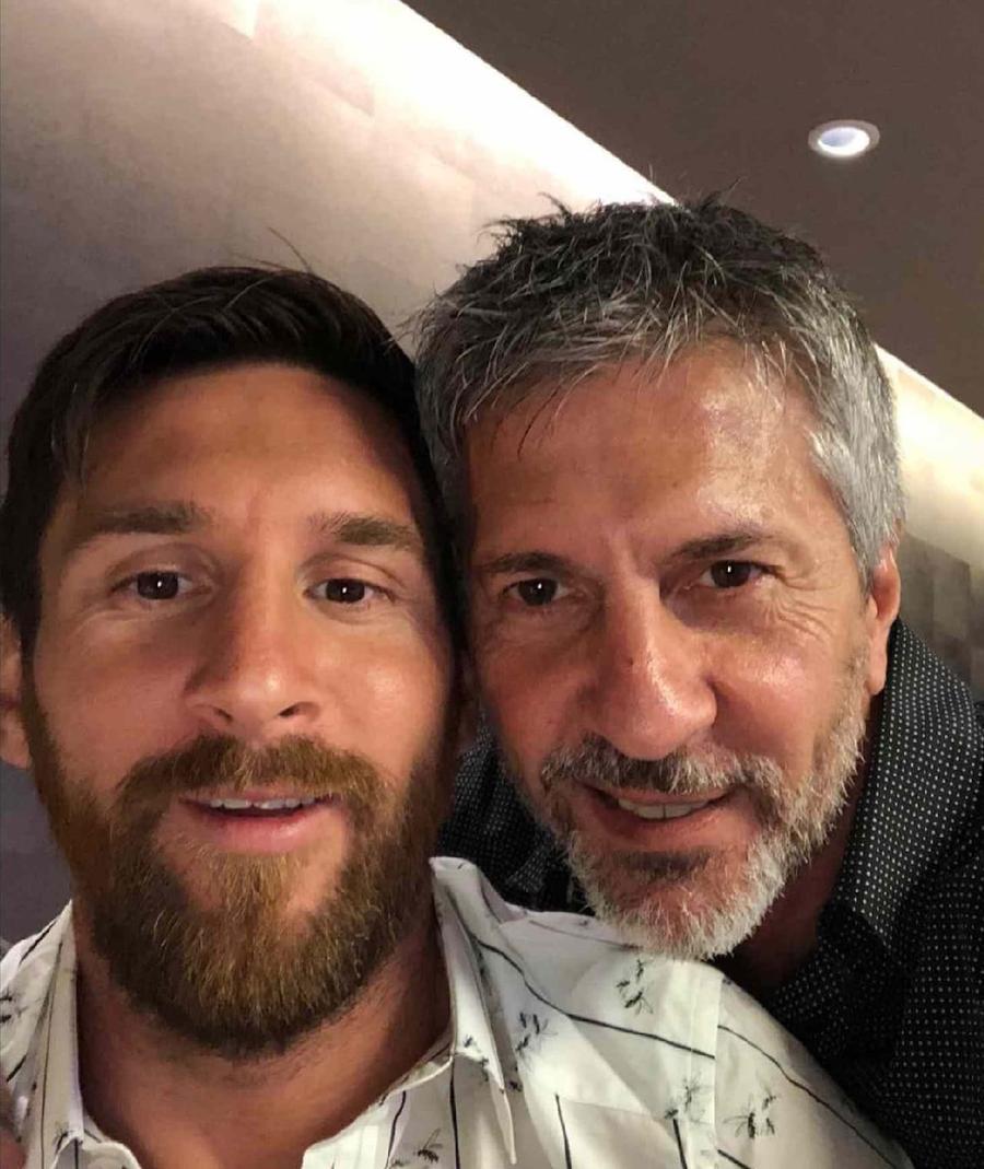 Lionel Messi și tatăl său, Jorge Lionel Messi a ajuns la înmormântarea tatălui său cu un avion privat