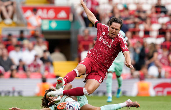 Liverpool, învinsă după ce a condus cu 2-0 în primul meci al lui Iraola pe „Anfield”