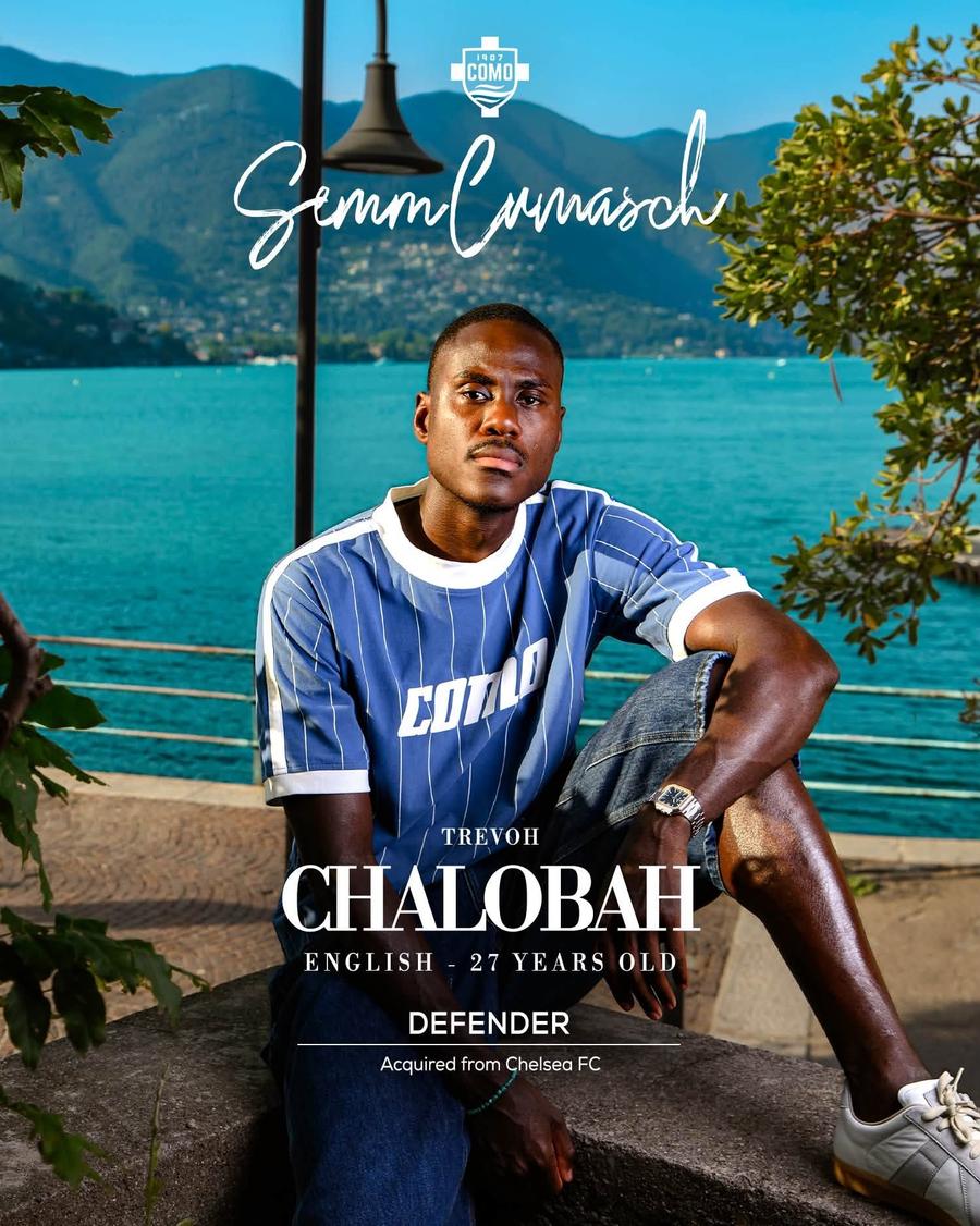 Trevoh Chalobah este noul fundaș al lui Como // foto: facebook @Como 1907 Como și-a adus fundaș din Premier League