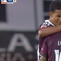 Ianis Stoica, alături de cel căruia i-a pasat decisiv, Leandro Antonetti / captură DigiSport