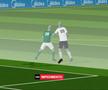 A căzut în tunel sărbătorind un gol care apoi i-a fost anulat!