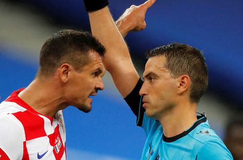 Lovren urlă la Hațegan, la penaltyul oferit Franței // FOTO Reuters