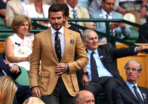 David Beckham, 46 de ani, este printre cei mai admirați foști fotbaliști pentru felul în care se menține din punct de vedere fizic, foto: Guliver/gettyimages