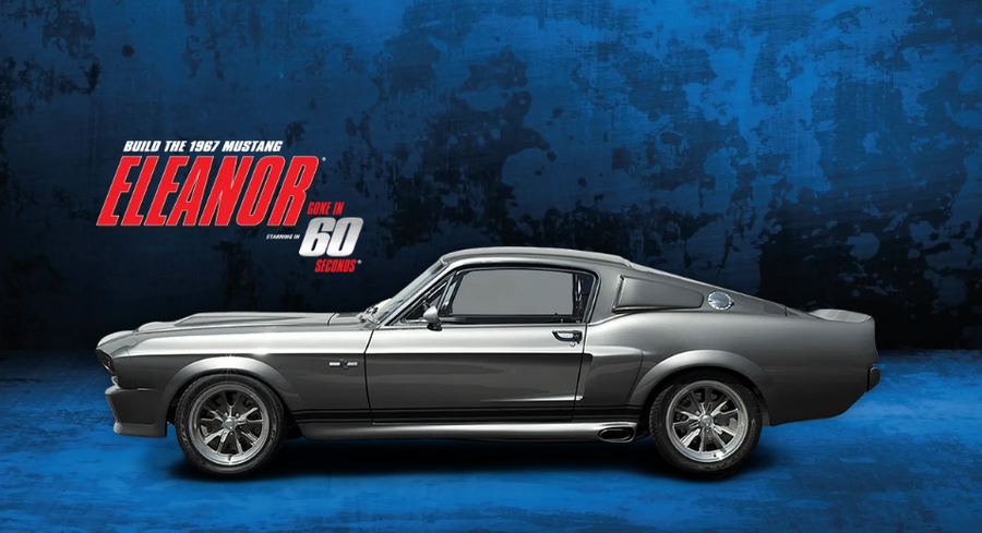 Construiește-ți acum un Mustang Eleanor 1:8!