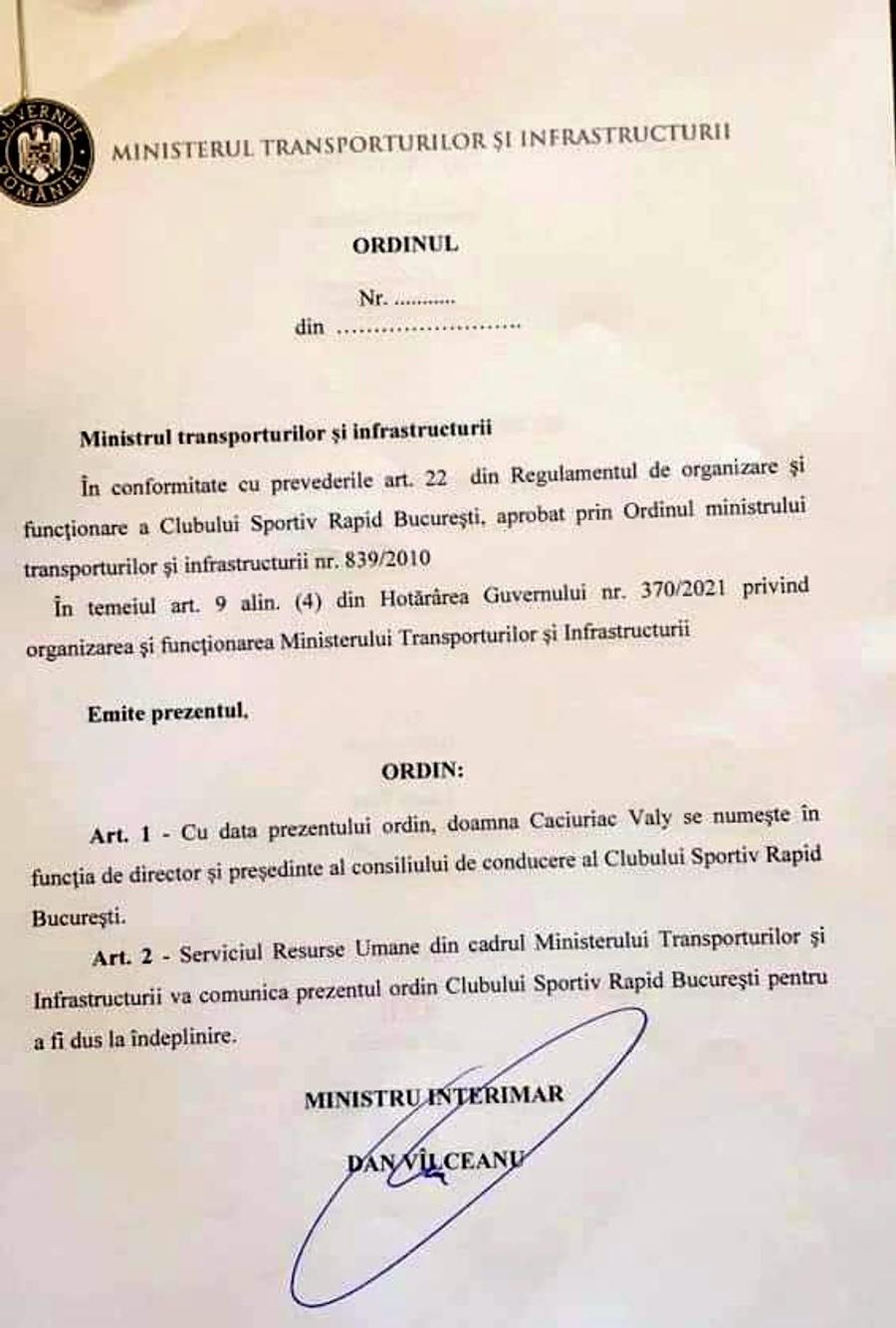 Răsturnare de situație: Valentina Caciureac, repusă în funcție la CS Rapid! Cine a luat decizia