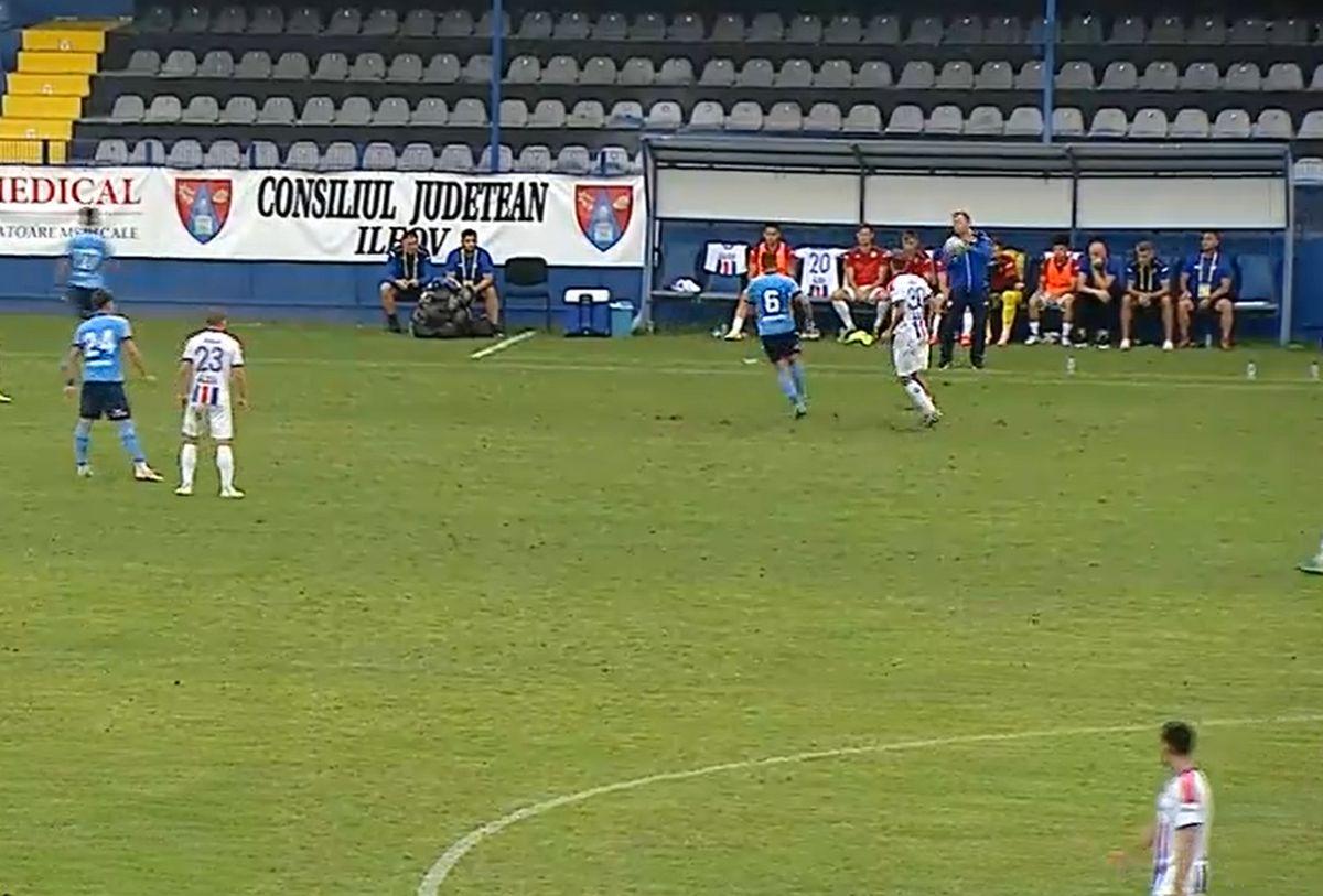 UPSSS! Dorinel Munteanu, pus la pământ în Progresul Spartac - Oțelul » Moment amuzant în deschiderea etapei de Liga 2