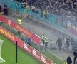 Incidente între ultrași înainte de Dinamo - Steaua. Foto: Captură DigiSport