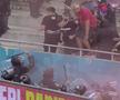 Incidente între ultrași înainte de Dinamo - Steaua. Foto: Captură DigiSport