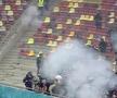Incidente între ultrași înainte de Dinamo - Steaua. Foto: Captură DigiSport