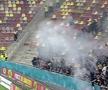 Incidente între ultrași înainte de Dinamo - Steaua. Foto: Captură DigiSport
