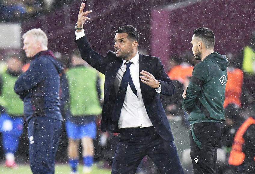 Nicolae Dică, în West Ham - FCSB // foto: GSP