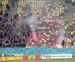 Incidente între ultrași înainte de Dinamo - Steaua. Foto: Captură DigiSport