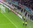 Incidente între ultrași înainte de Dinamo - Steaua. Foto: Captură DigiSport