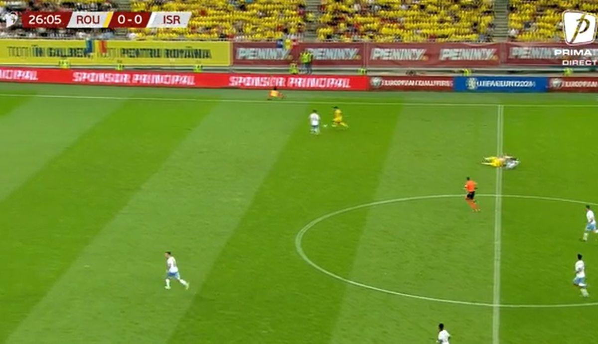 România, ce acțiune! Filmul fazei excelente care a dus la golul lui Alibec