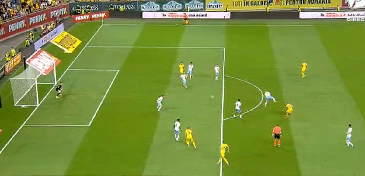 România - Israel. Gol Denis Alibec