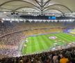 Scenografie eminesciană pe Arena Națională » Ce au afișat suporterii înaintea meciului România - Israel