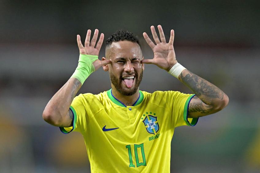 Neymar a devenit cel mai bun marcator din istoria naționalei Braziliei. 
Foto: Getty Images