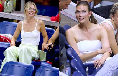 Divele în alb de la US Open! S-au făcut remarcate imediat în tribune, iar fotografii le-au pozat în cele mai neașteptate ipostaze