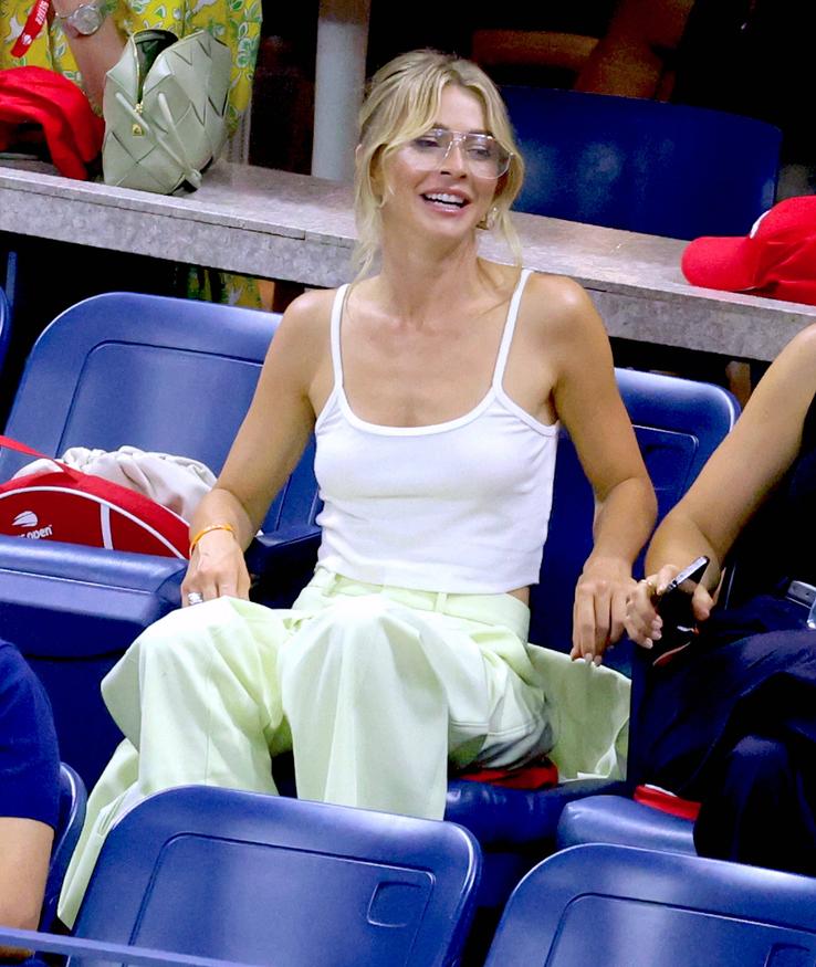 Julianne Hough a asistat pe 6 septembrie la meciul dintre Alcaraz și Zverev. Foto: Imago Images