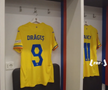 Vestiarul României la primul meci „acasă” al lui Mircea Lucescu