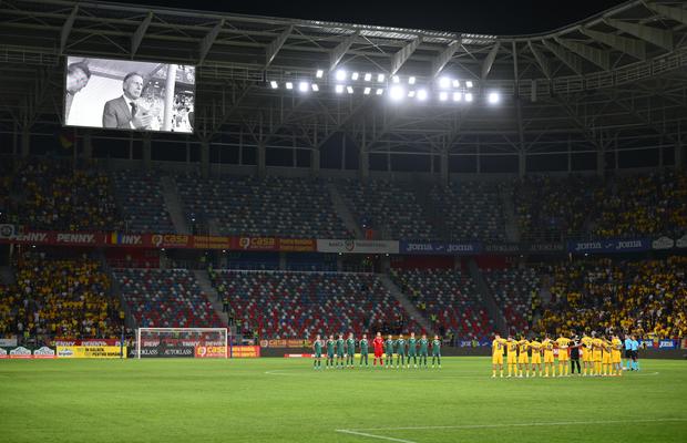 Moment emoționant înainte de România - Lituania » Christoph Daum a fost comemorat pe Stadionul Steaua